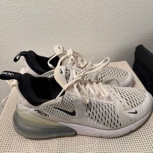 Nike Air Max 270 Shoes - White and Black